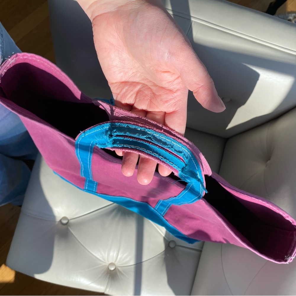 Vintage L.L. Bean Boat & Tote 22” – Magenta & Teal – Made in USA – Rare Colorway - Picture 12 of 12